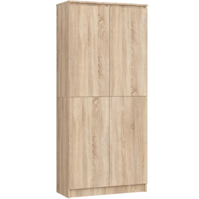 Policová skříň 80 cm VALESTRA - dub sonoma