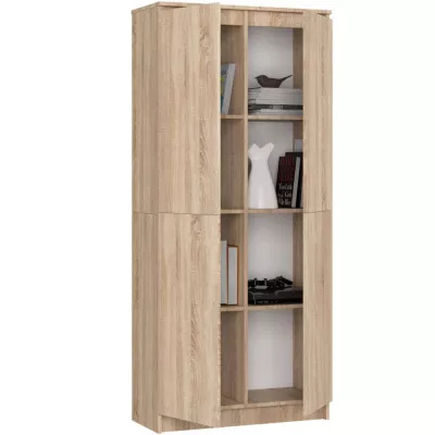 Policová skříň 80 cm VALESTRA - dub sonoma