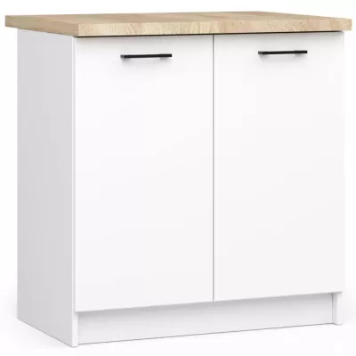 Dolní kuchyňská skříňka 80 cm VERMINA - bílá
