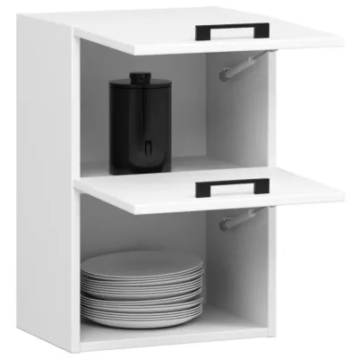 Horní závěsná kuchyňská skříňka 40 cm VERMINA - bílá