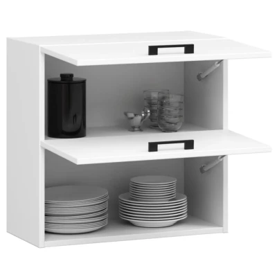 Horní závěsná kuchyňská skříňka 60 cm VERMINA - bílá