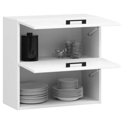 Horní závěsná kuchyňská skříňka 60 cm VERMINA - bílá