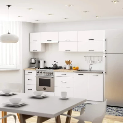 Horní závěsná kuchyňská skříňka 80 cm VERMINA - bílá