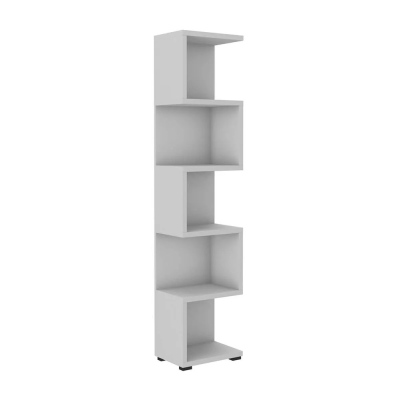 VÝPRODEJ - Designová knihovna MISHA 1 - šedá