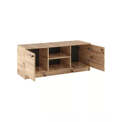TV stolek s dvířky GIDOEN - dub artisan