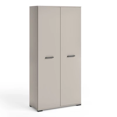 Šatní dvoudveřová skříň 90 cm KLENRI  - kašmír