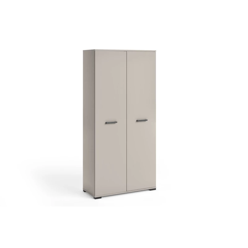Šatní dvoudveřová skříň 90 cm KLENRI  - kašmír