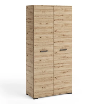Šatní dvoudveřová skříň 90 cm KLENRI  - dub artisan
