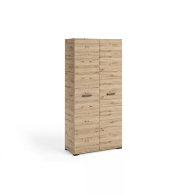 Šatní dvoudveřová skříň 90 cm KLENRI  - dub artisan