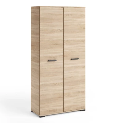 Šatní dvoudveřová skříň 90 cm KLENRI  - dub sonoma