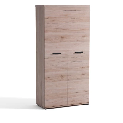 Dvoudvedeřová skříň 90 cm EIRENE - dub San Remo