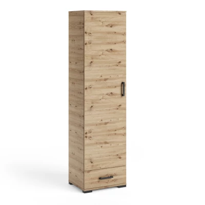 Úzká skříň 50 cm KLENRI - dub artisan