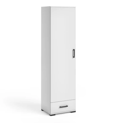 Úzká skříň 50 cm KLENRI - bílá