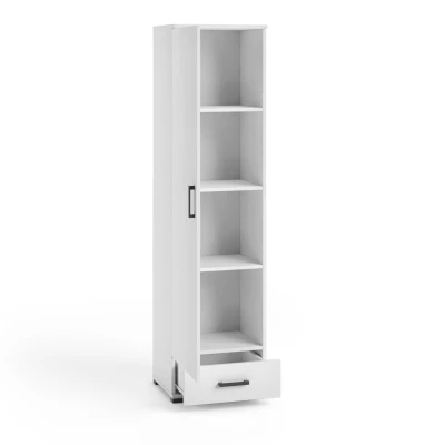 Úzká skříň 50 cm KLENRI - černá