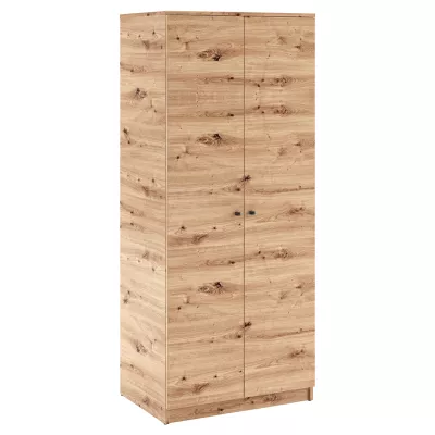 Dvoudveřová skříň 80 cm GIDOEN - dub artisan