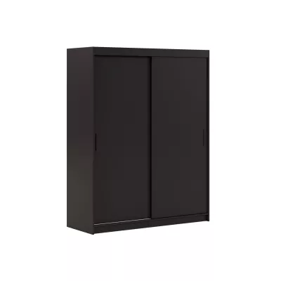 Skříň s posuvnými dveřmi 100 cm WARDIO - černá
