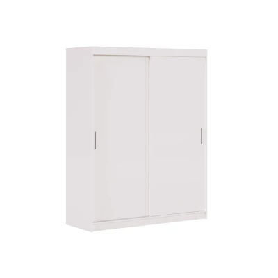 Skříň s posuvnými dveřmi 100 cm WARDIO - bílá