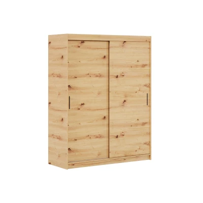Skříň s posuvnými dveřmi 100 cm WARDIO - dub artisan
