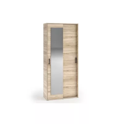 Dvoudveřová šatní skříň 90 cm AUREVIA - dub sonoma