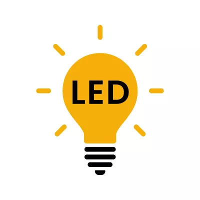 LED osvětlení k prosklené široké komodě KLENRI
