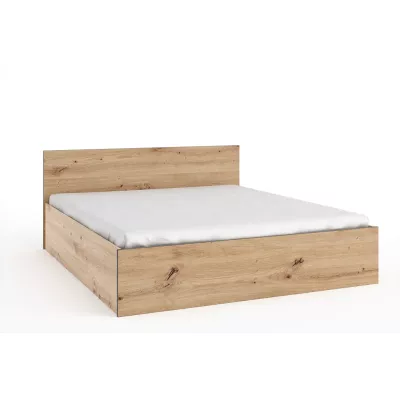 Manželská postel s úložným prostorem 160X200 NAIRI - dub artisan