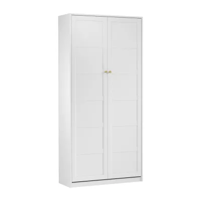 Výklopná postel 90x200 SILVA - bílá / zlatá