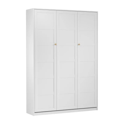 Výklopná postel 140x200 SILVA - bílá / zlatá