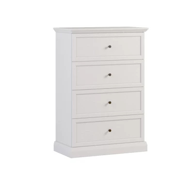 Šuplíková komoda LUCARA - bílá