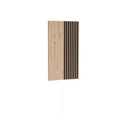 VÝPRODEJ - Nástěnný panel AIMY - dub artisan / černý