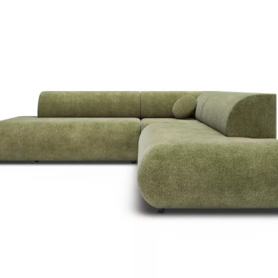 Rozkládací sedačka s úložným prostorem SURREY 2 - khaki, levý roh