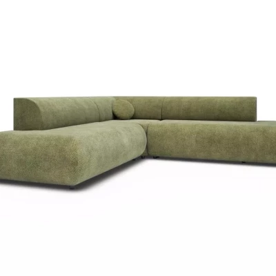 Rozkládací sedačka s úložným prostorem SURREY 2 - khaki, levý roh