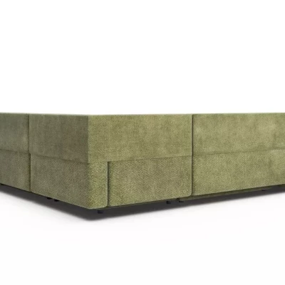 Rozkládací sedačka s úložným prostorem SURREY 2 - khaki, levý roh