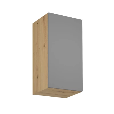 Horní kuchyňská skříňka VALEN - šířka 40 cm, dub artisan / šedobéžová
