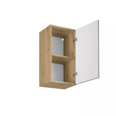 Horní kuchyňská skříňka VALEN - šířka 40 cm, dub artisan / šedobéžová