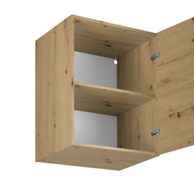 Horní hluboká kuchyňská skříňka VALEN - šířka 60 cm, dub artisan