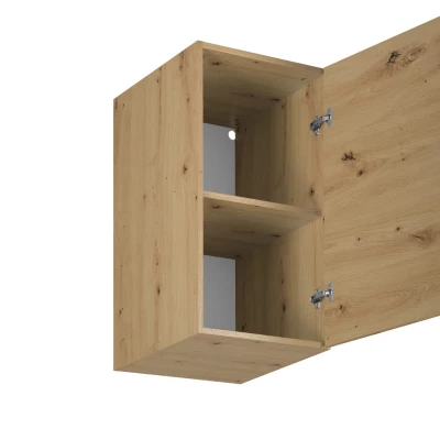 Horní hluboká kuchyňská skříňka VALEN - šířka 40 cm, dub artisan