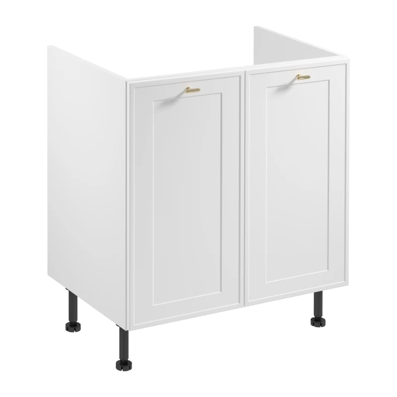 Dolní dřezová skříňka SALERNO - šířka 80 cm, bílá