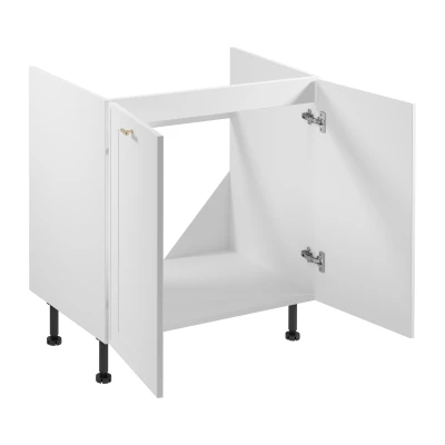 Dolní dřezová skříňka SALERNO - šířka 80 cm, bílá
