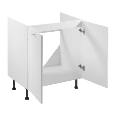 Dolní dřezová skříňka SALERNO - šířka 80 cm, bílá