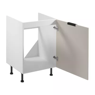 Dřezová skříňka SALERNO - šířka 60 cm, bílá / béžová