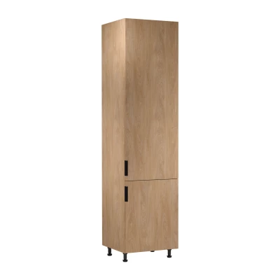 Vysoká kuchyňská skříň SALERNO - šířka 60 cm, dub