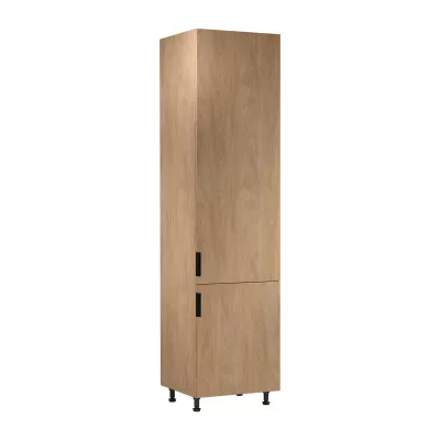 Vysoká kuchyňská skříň SALERNO - šířka 60 cm, dub