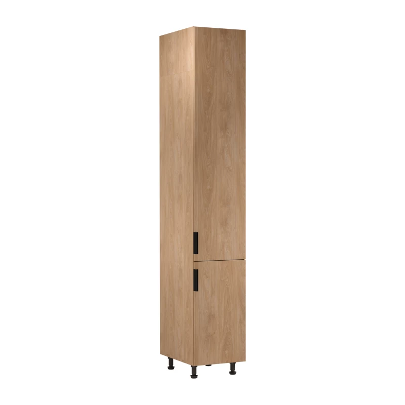 Vysoká kuchyňská skříň SALERNO - šířka 40 cm, dub
