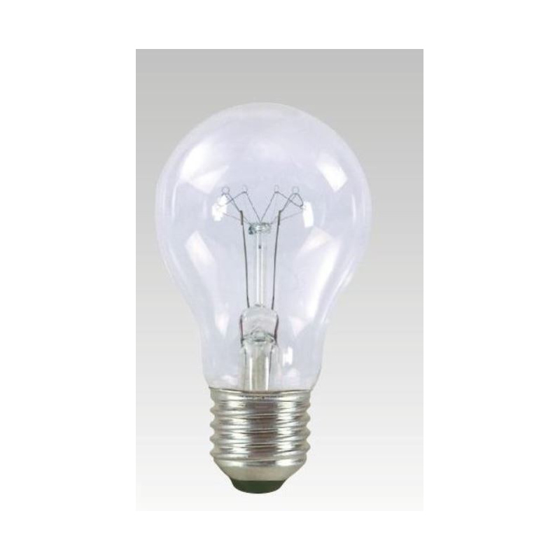 Klasická žárovka pro průmyslové použití, E27, A55, 40W, teplá bílá