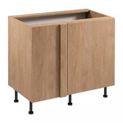Prodloužená rohová skříňka SALERNO - šířka 100 cm, dub
