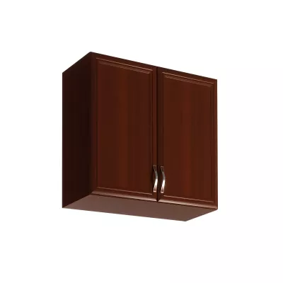 Horní dvoudveřová skříňka SILVARA - šířka 80 cm, ořech