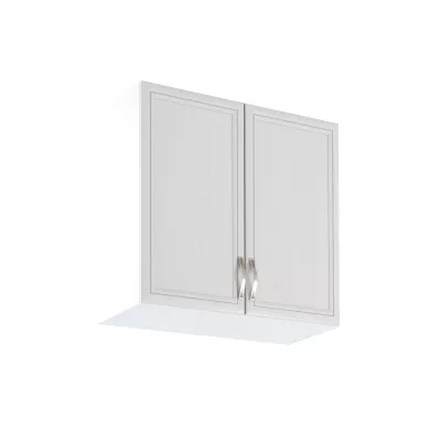 Horní dvoudveřová skříňka SILVARA - šířka 80 cm, borovice andersen / bílá
