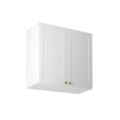Horní dvoudveřová skříňka LUMEA - šířka 80 cm, bílá