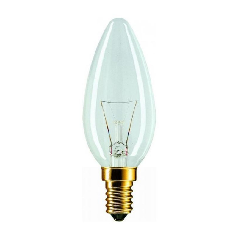 Klasická svíčková žárovka E14, 25W, 190lm, 240V
