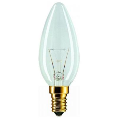 Klasická svíčková žárovka E14, 25W, 190lm, 240V